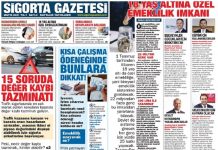 Sigorta Gazetesi’nin 3. sayısı Turkcell Dergilik’te