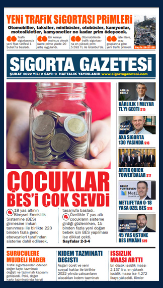 Sigorta Gazetesi 9. Sayısı çıktı