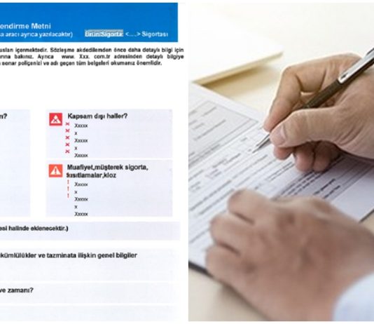 Sigortalılara artık bu metin imzalatılacak