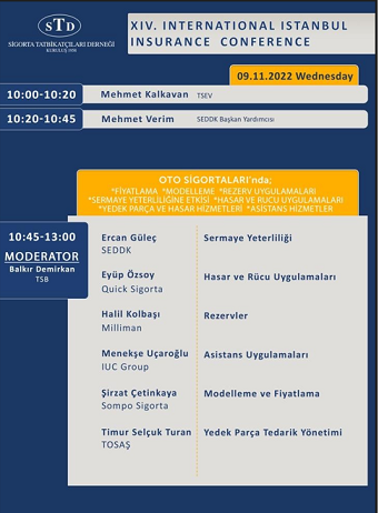 Uluslararası İstanbul Sigortacılık Konferansı 8-9 Kasım’da