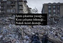 İşte, deprem bölgesine yönelik yeni tedbirler