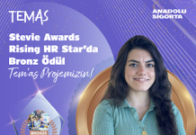 Anadolu Sigorta’ya Stevie’den ‘HR Rising Star’ ödülü
