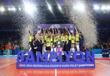 AXA Sigorta Kupa Voley Kadınlar Şampiyonu Fenerbahçe Opet oldu