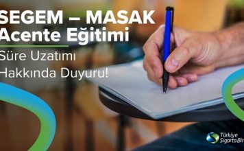 SEGEM-MASAK acente eğitiminde süre uzatıldı