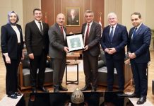 TSB, KKTC Cumhurbaşkanı Tufan Erhürman’ı ziyaret etti