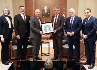 TSB, KKTC Cumhurbaşkanı Tufan Erhürman’ı ziyaret etti