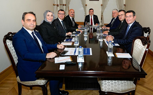 TSB Yönetimi Cevdet Yılmaz ile bir araya geldi