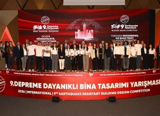 Depreme dayanıklı geleceğin genç mühendisleri ödüllendirildi