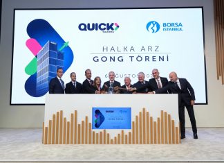 Gong, Quick Sigorta için çaldı